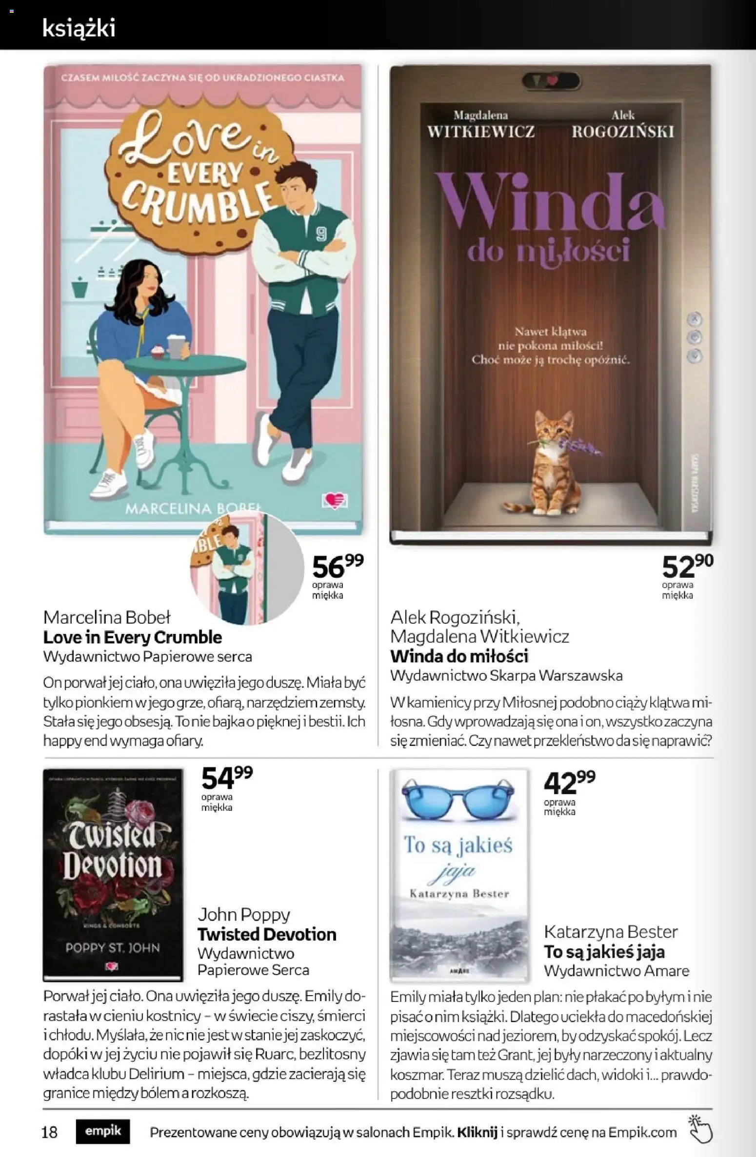 Empik promocje od 11.02.2026 | Strona: 18 | Produkty: Książki, Ciastka, Jaja