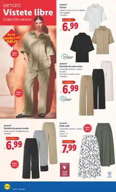 Lidl folleto de bazar │ válido desde el 21.07.2025 | Página: 6 | Productos: Falda midi, Camisa