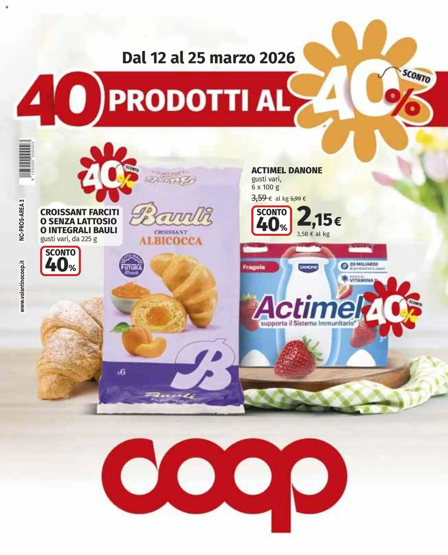 Volantino COOP del 12.03.2026 | Pagina: 1 | Prodotti: Croissant