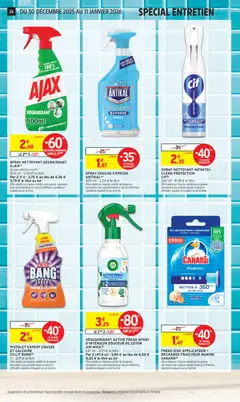 Intermarché - Prévisualisation de SPRAY DOUCHE EXPRESS ANTIKAL (b), 800 ml valide à partir de 30.12.2025 | Page: 26 | Produits: Coton, Parfum, Désodorisant, Douche