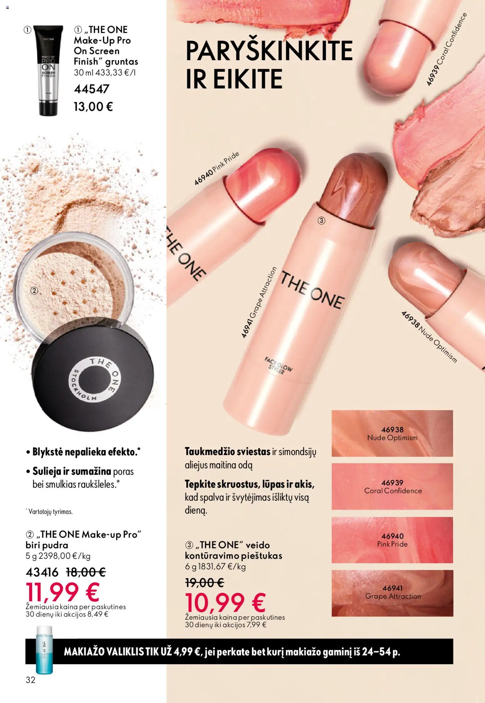 Oriflame akcijos nuo 31.12.2025 | Puslapis: 32 | Prekių: Pudra, Sviestas, Aliejus