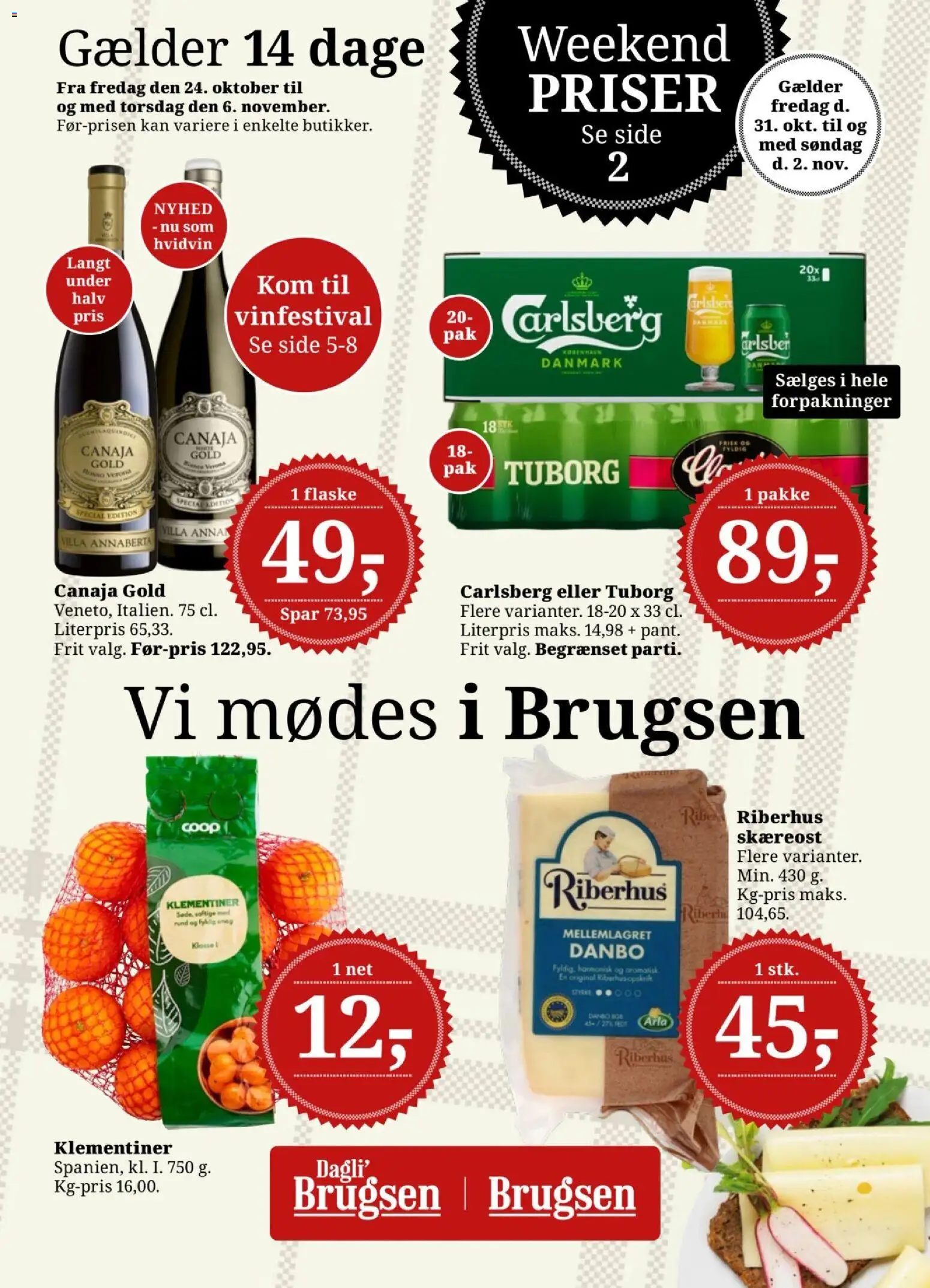 Dagli'Brugsen tilbudsavis – gyldig fra 24.10.2025 | Side: 1 | Produkter: Søm