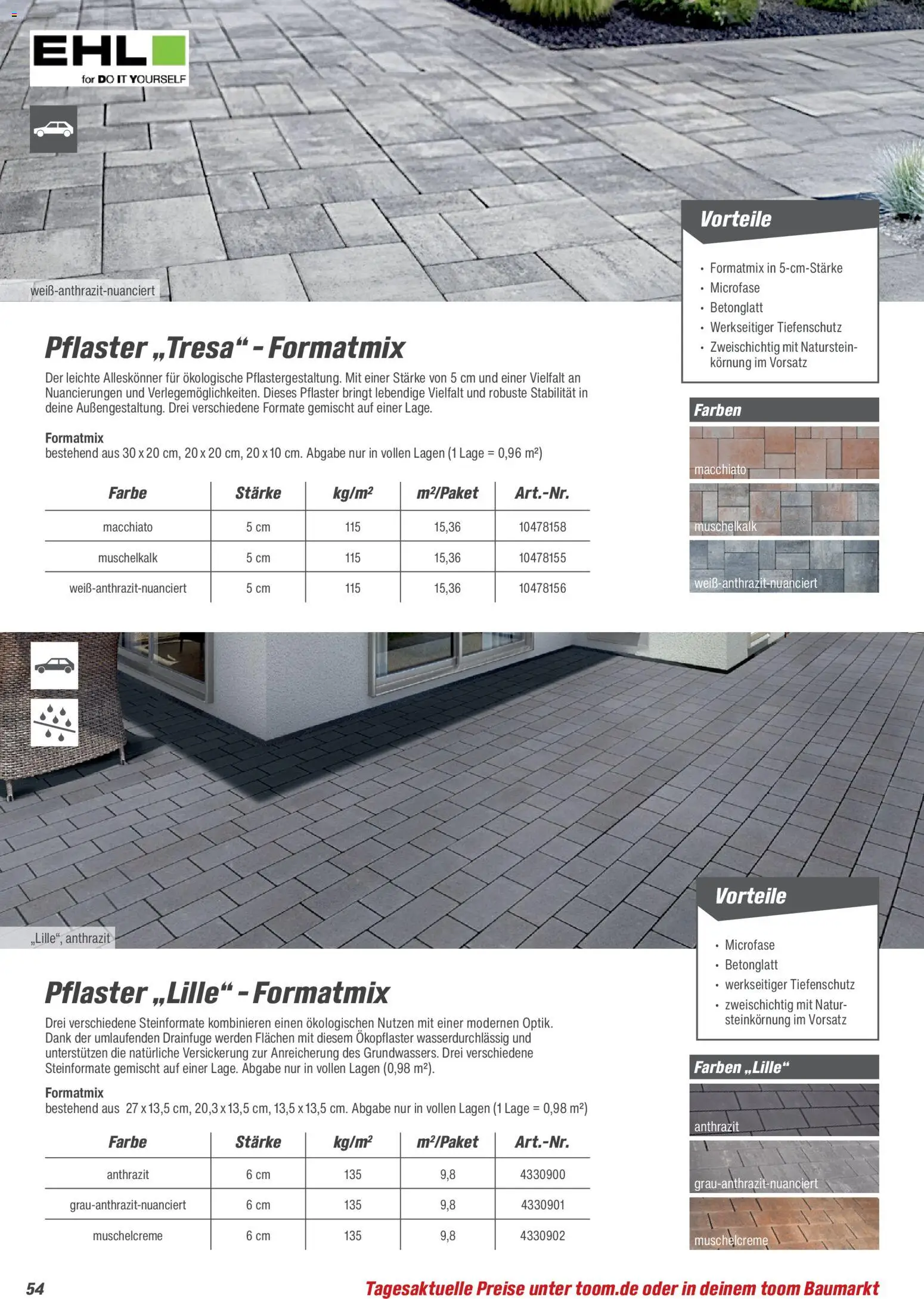Toom Baumarkt Gartenbaustoffe 2026 – gültig ab 20.02.2026 | Seite: 54