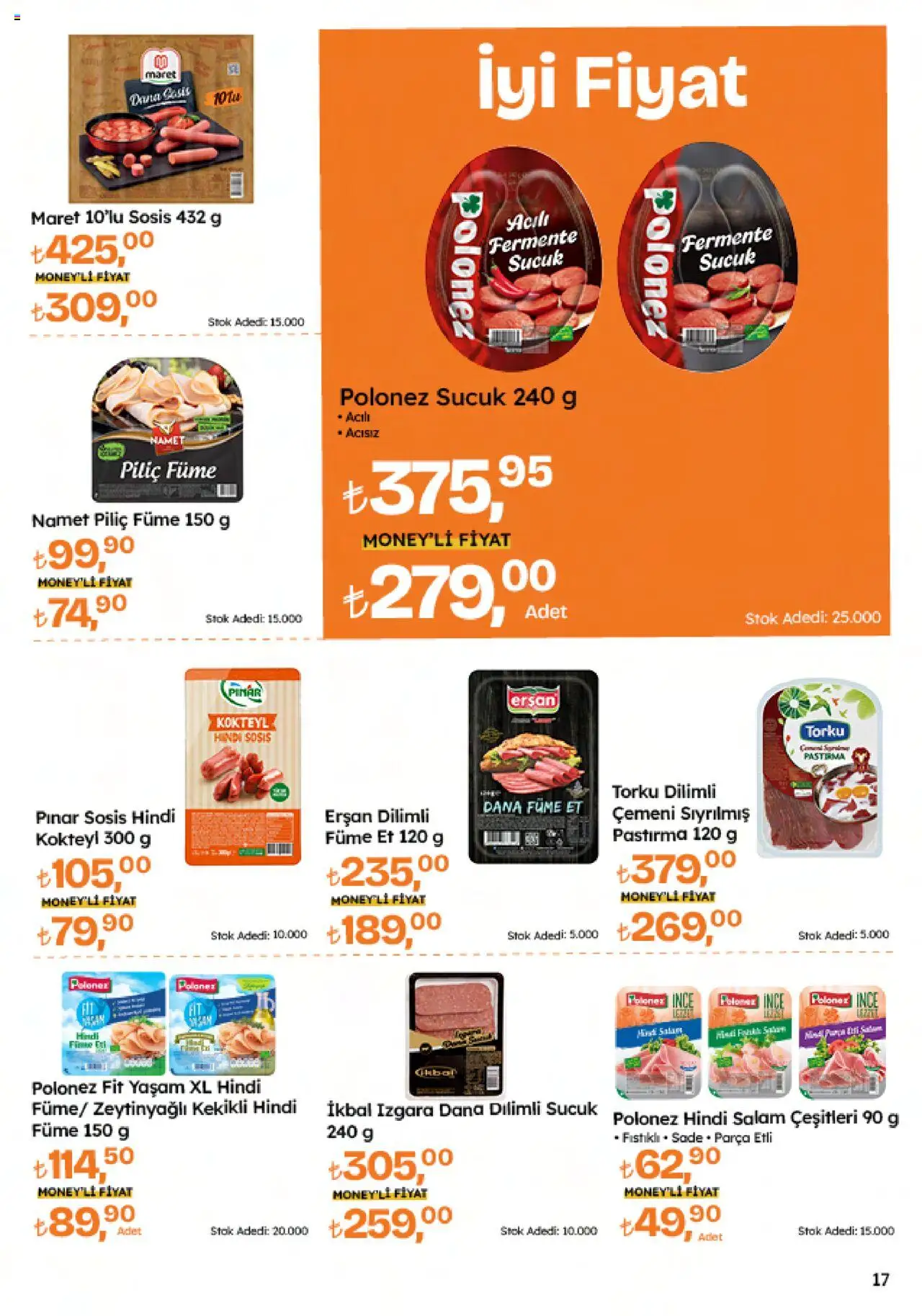 Migros Katalog - Migroskop - 25.09.2025 tarihinden itibaren geçerlidir | Sayfa: 17 | Ürünler: Salam, Sosis, Piliç, Izgara