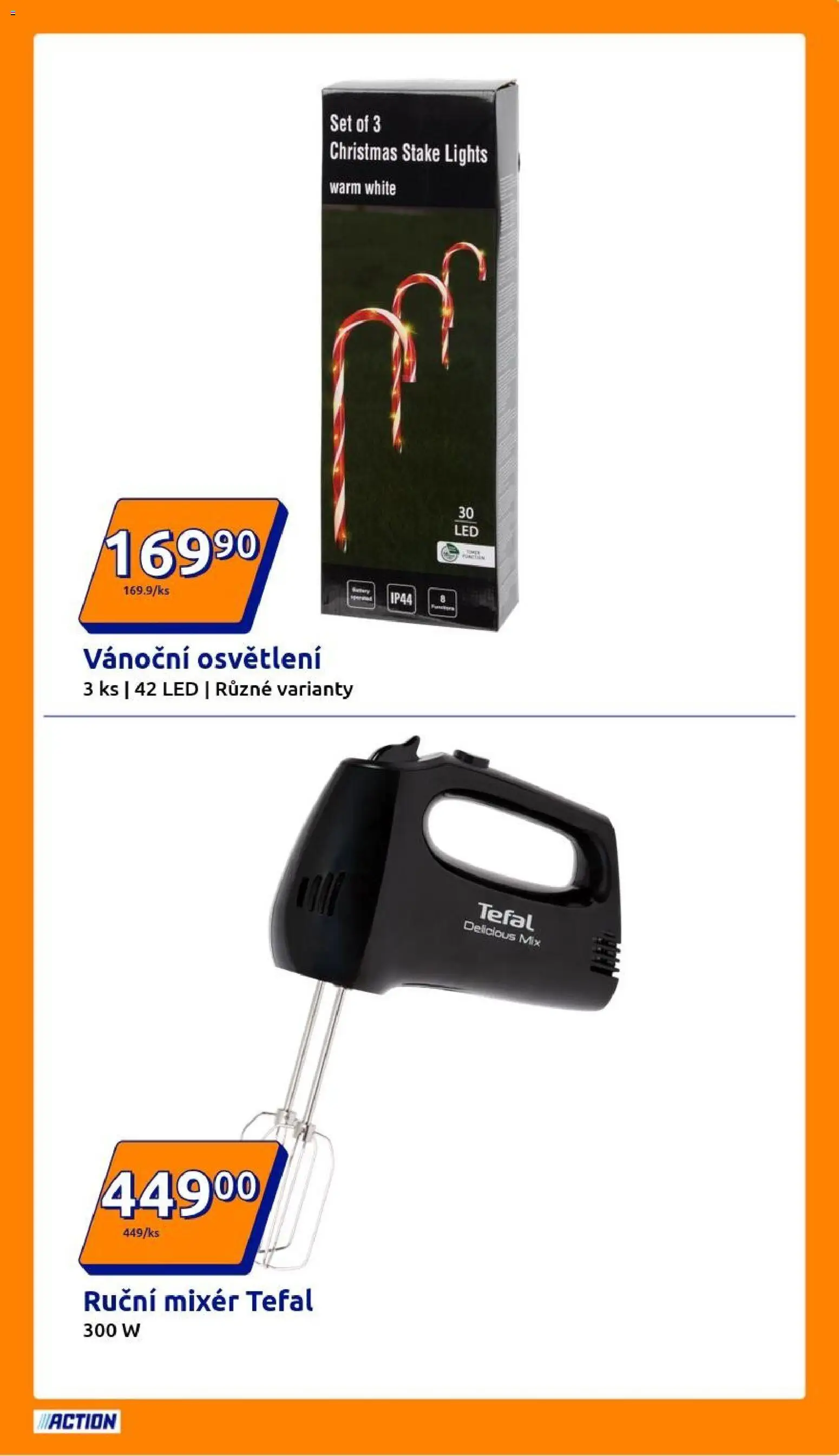 Action leták od 19.11.2025 | Strana: 29 | Produkty: Ruční mixér, Mixér, Tefal, LED