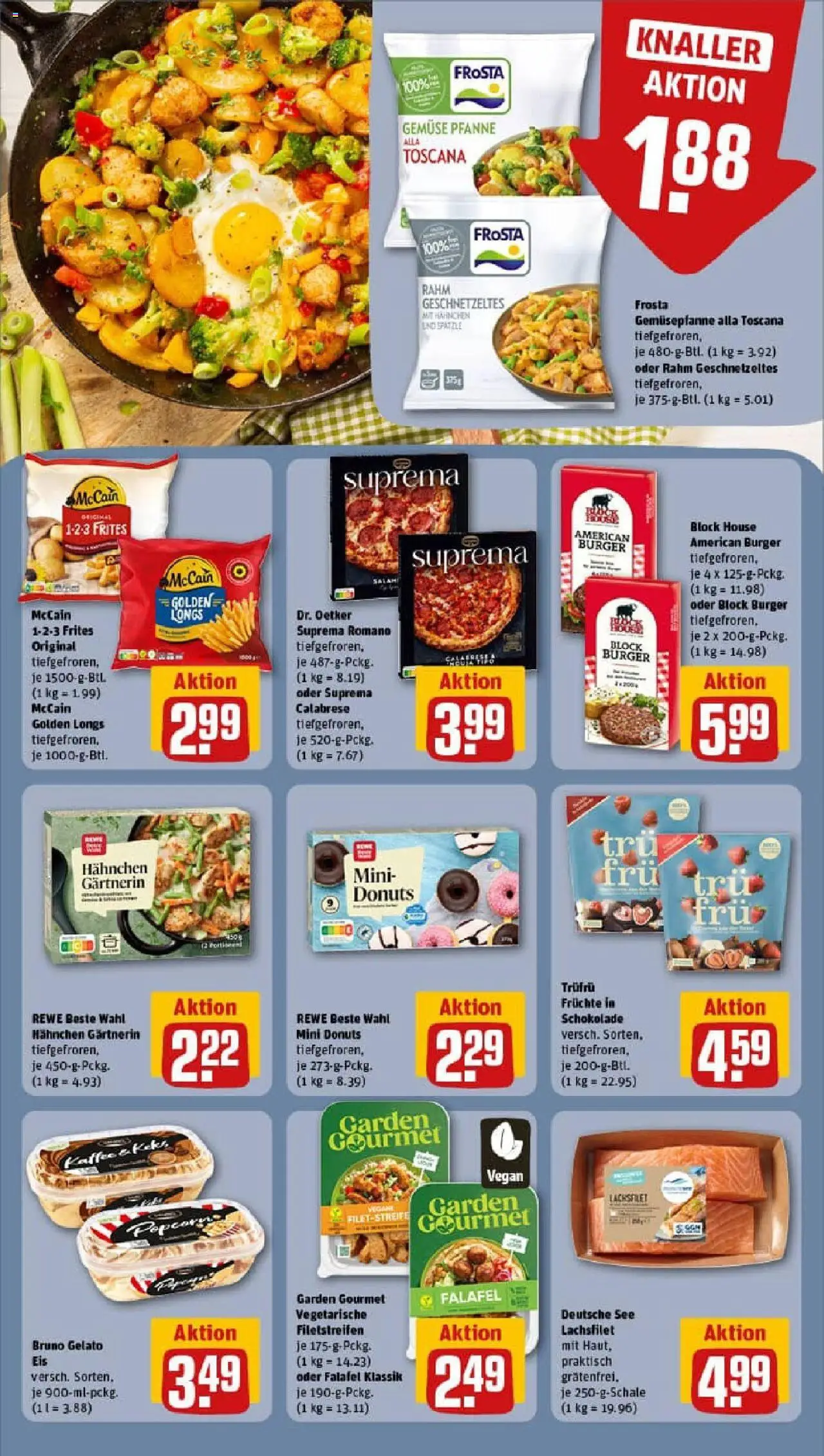 Rewe prospekt Riesa	 - gültig ab dem 24.08.2025 | Seite: 14 | Produkte: Hahnchen, Kaffee, McCain, Gemüse