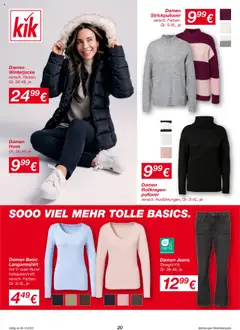 Kik Prospekt aktuell ab 06.10.2025 gültig | Seite: 20 | Produkte: Pullover, Hose, Jeans