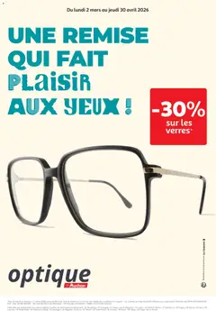 Auchan - Prévisualisation de Auchan - Promos optique valide à partir de 02.03.2025