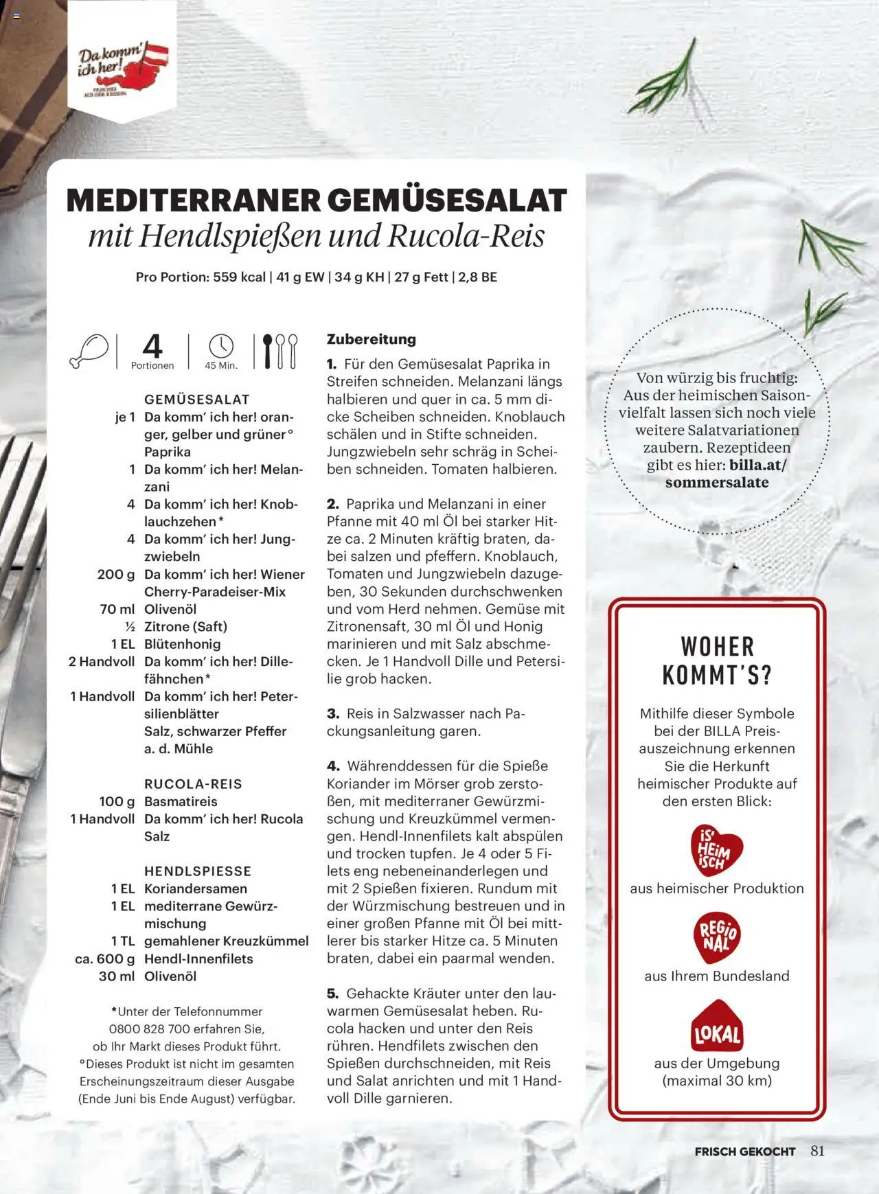 Billa Frisch Gekocht gültig ab 03.07.2025 | Seite: 81 | Produkte: Pfeffer, Zitrone, Herd, Mühle