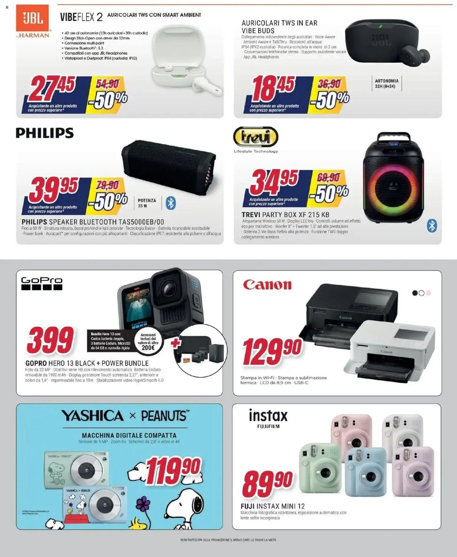 Volantino Trony del 04.03.2026 | Pagina: 20 | Prodotti: Auricolari, Speaker, Stampa, Batterie