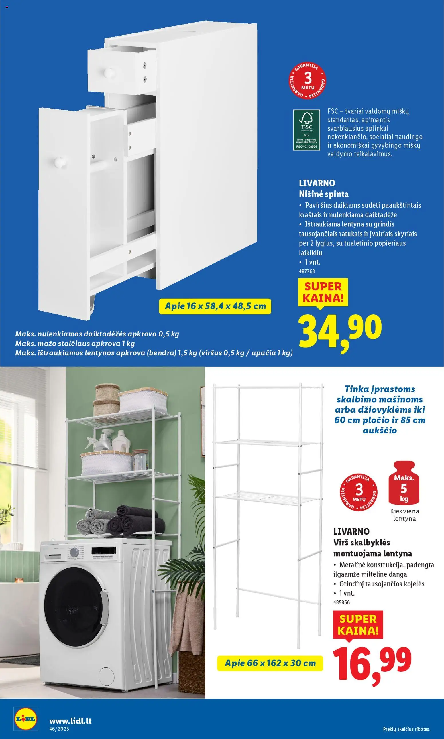 LIDL akcijos nuo 10.11.2025 | Puslapis: 18 | Prekių: Spinta, Lentyna