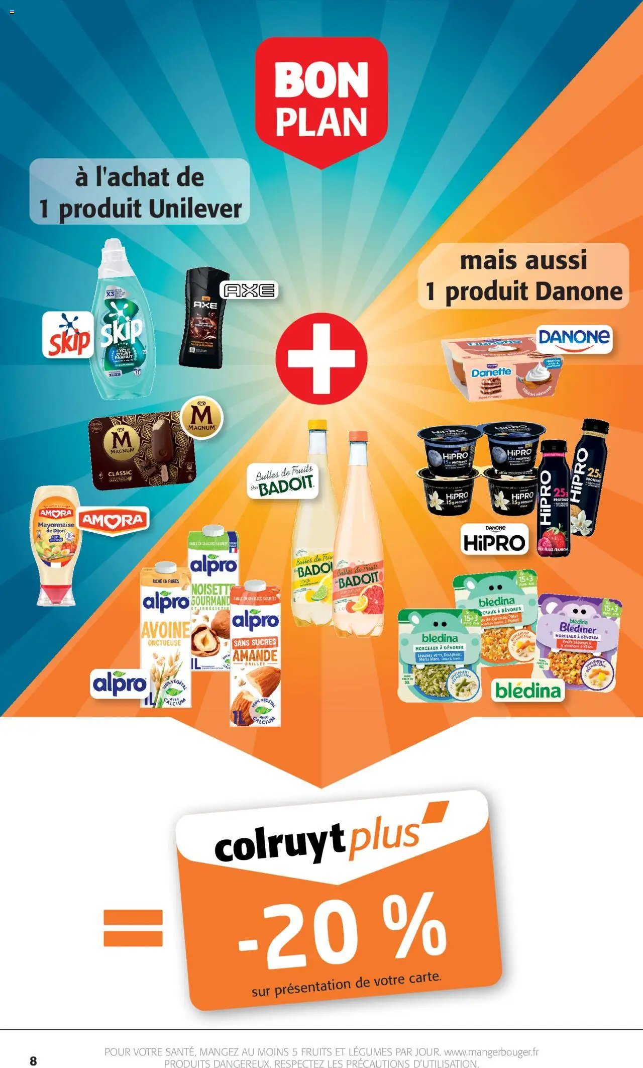  | Page: 8 | Produits: Amande, Mais, Détergent, Pâtes