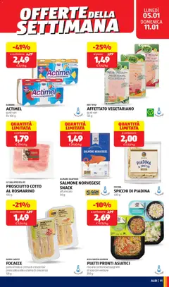 Anteprima del volantino Volantino Aldi	 valido a partire dal 05.01.2026 | Pagina: 11 | Prodotti: Rosmarino, Prosciutto Cotto, Prosciutto, Tagliere