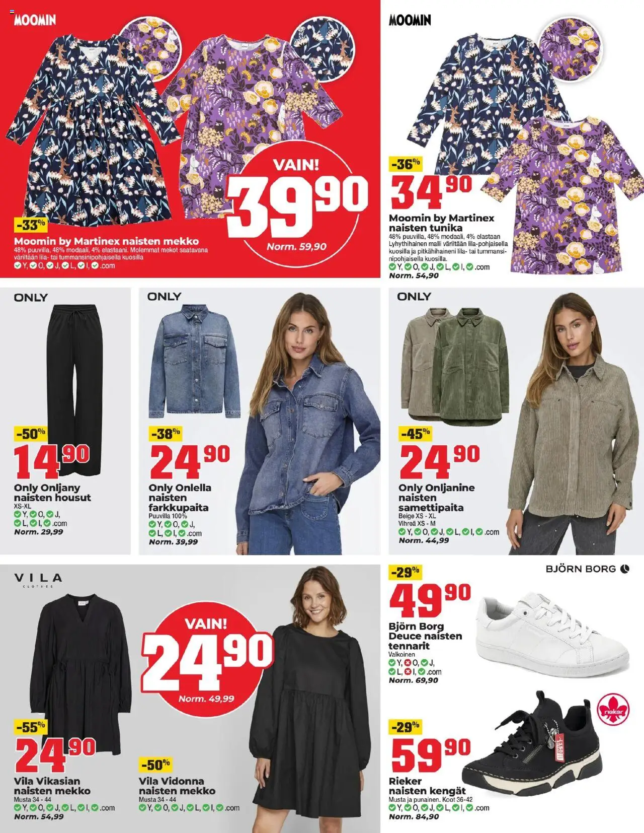  | Sivu: 12 | Tuotteet: Housut, Mekko, Tunika