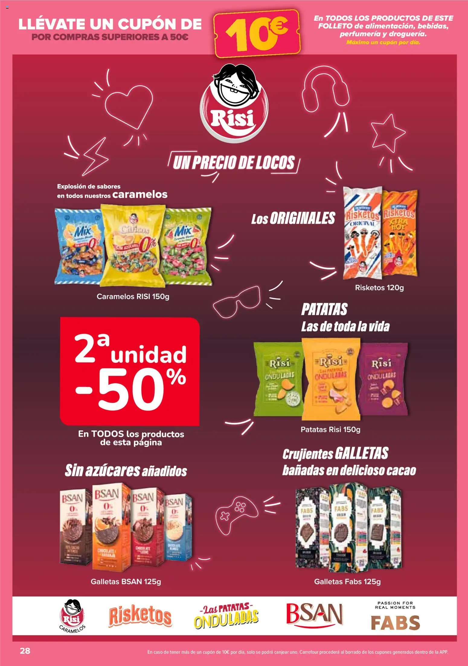 Carrefour folleto │ válido desde el 14.11.2025 | Página: 28 | Productos: Chocolate, Galletas, Φρυγανιές σικάλεως