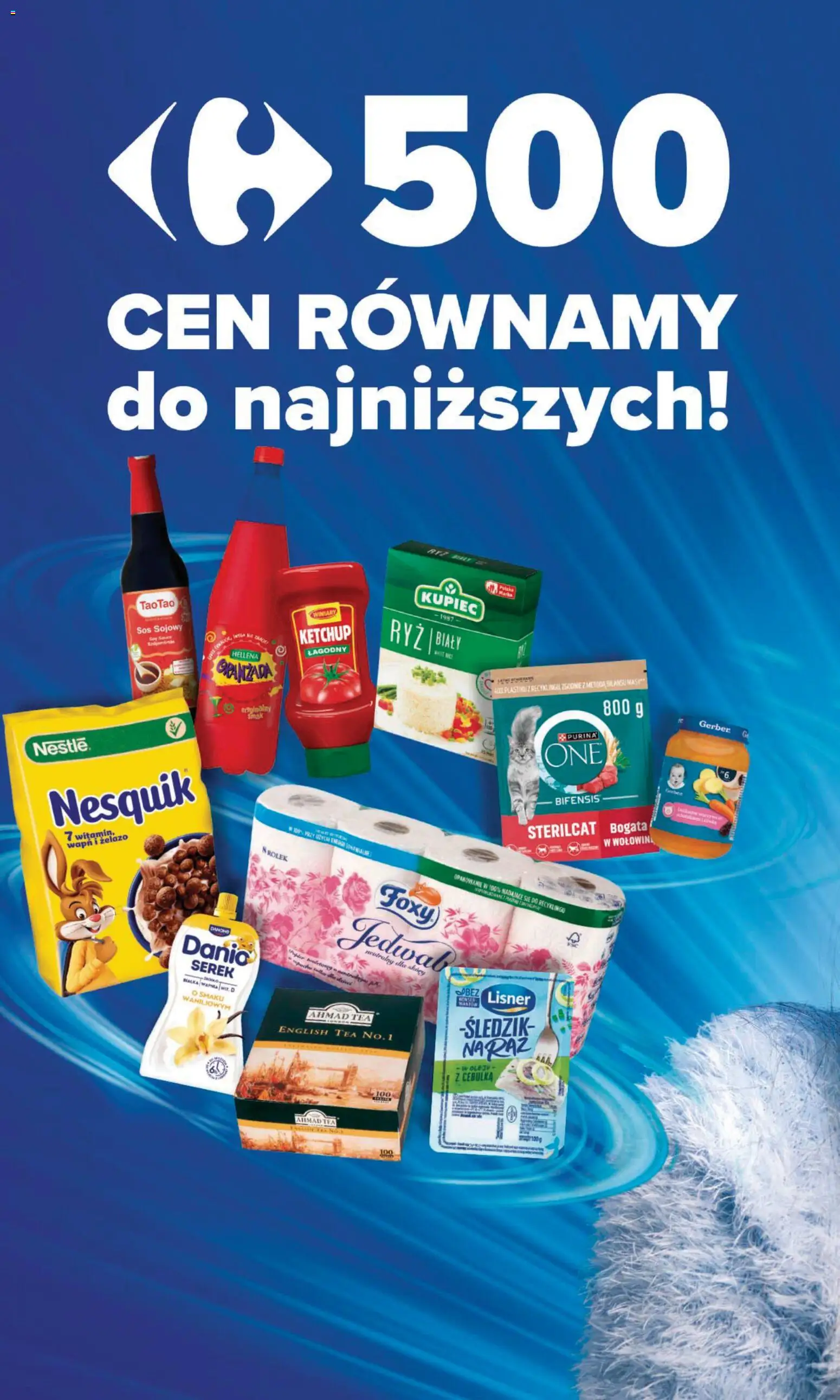 Carrefour gazetka od 23.03.2026 | Strona: 2 | Produkty: Serek, Żelazo, Sos sojowy, Ryż