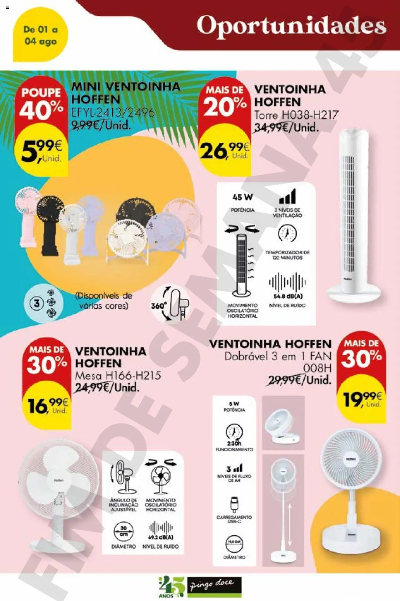 Pingo Doce Poupe este Fim de Semana │ válido de 01.08.2025 | Página: 19 | Produtos: Mesa