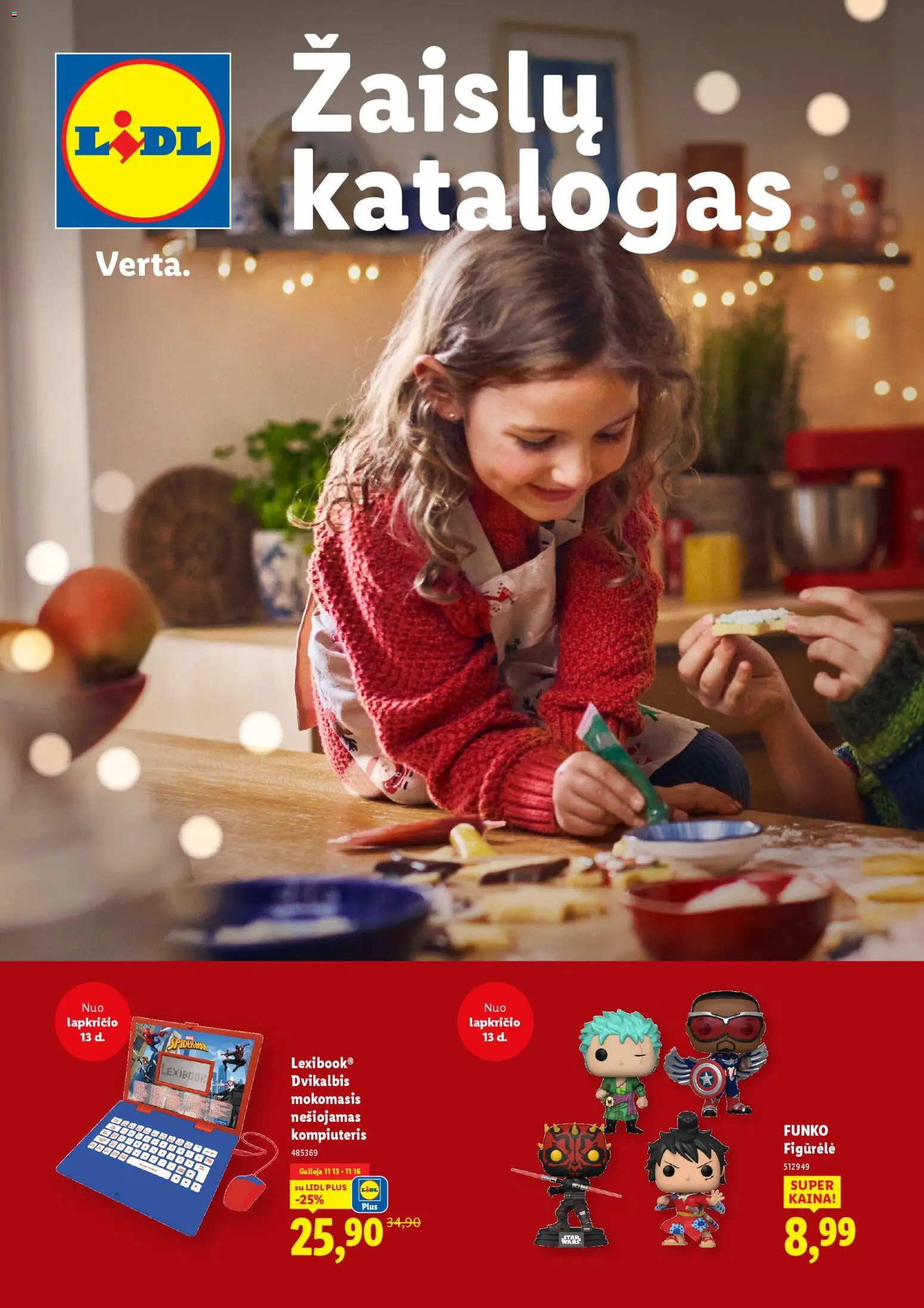 LIDL akcijos nuo 13.11.2025 | Puslapis: 1 | Prekių: Nešiojamas kompiuteris, Kompiuteris