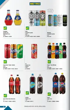 Metro katalog BMPL - pregled Metro kataloga - važi od 01.04.2026 | Strana: 20 | Proizvode: Sok, Breskva, Pepsi