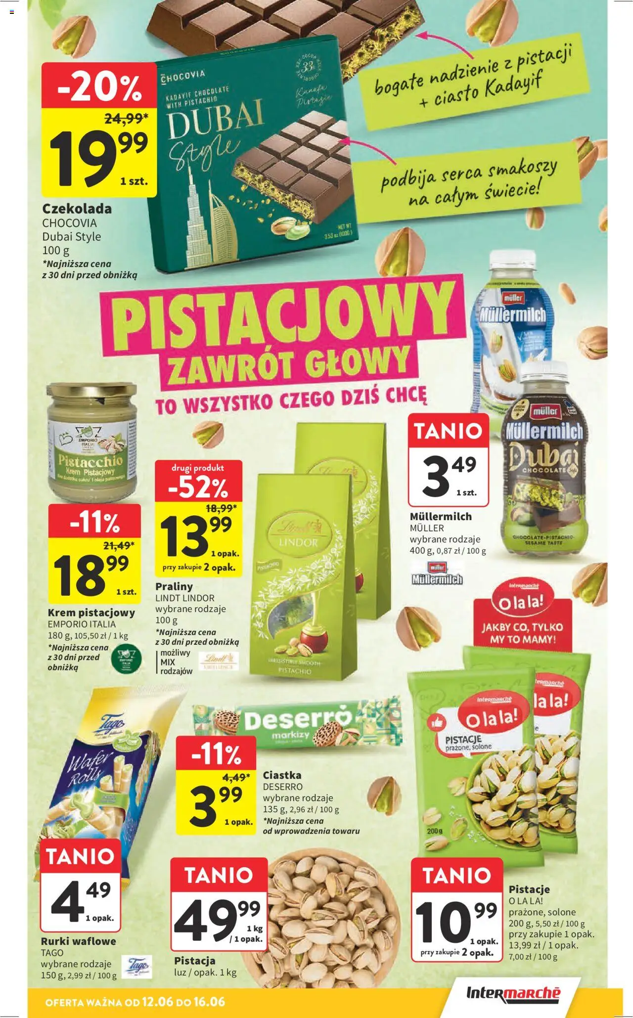 Intermarche Gazetka od 12.06.2025 | Strona: 25 | Produkty: Czekolada, Ciastka, Krem, Rurki waflowe