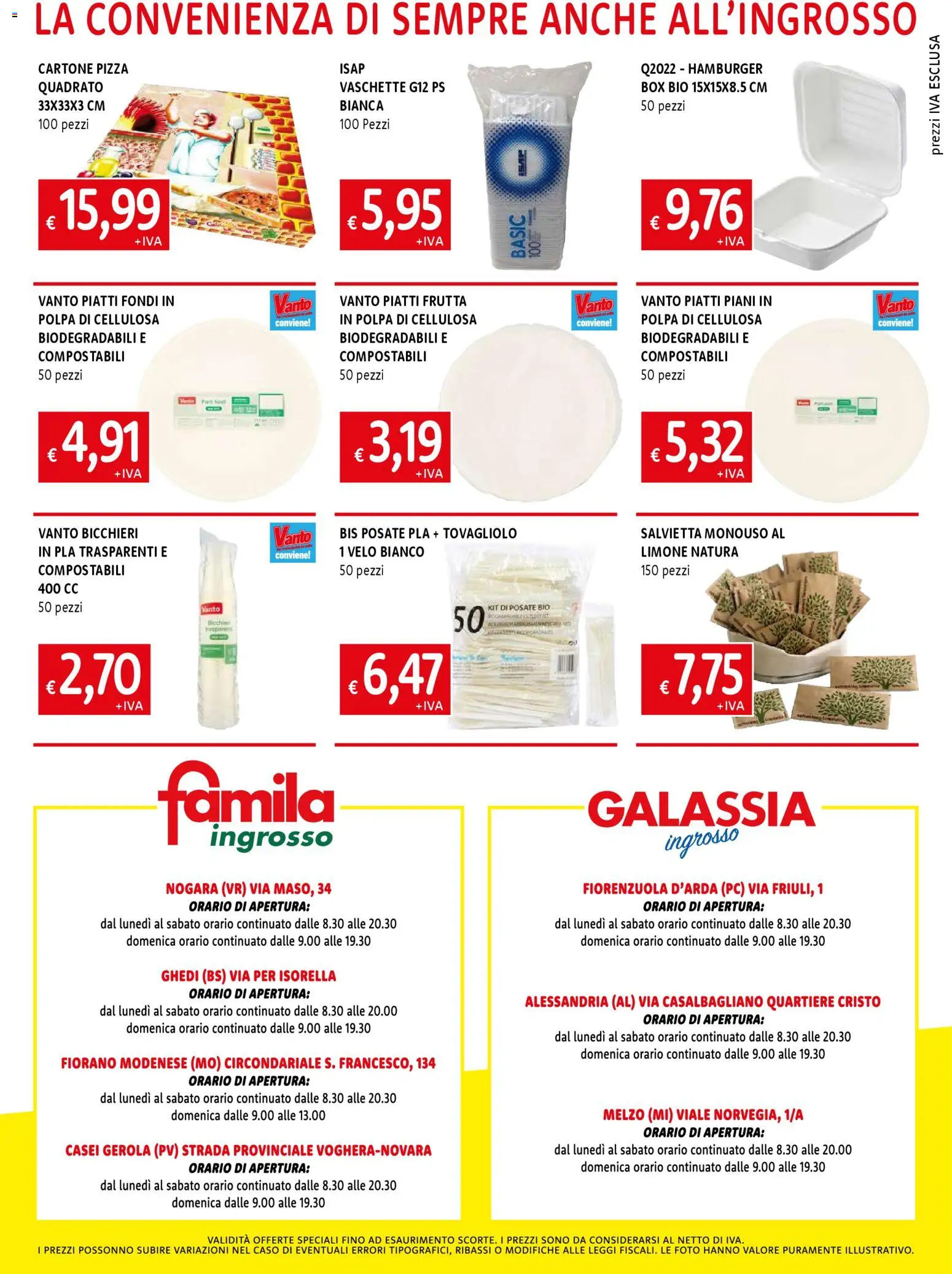 Volantino Galassia del 04.12.2025 | Pagina: 8 | Prodotti: Pizza, Frutta, Limone, Vaschette
