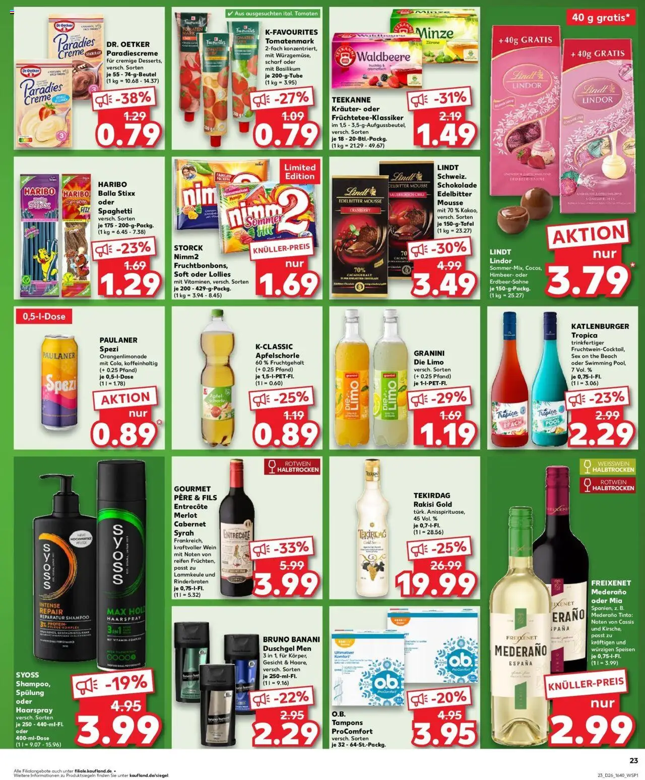 Kaufland prospekt Westerburg	 - gültig ab dem 29.06.2025 | Seite: 2 | Produkte: Cola, Rotwein, Merlot, Entrecote