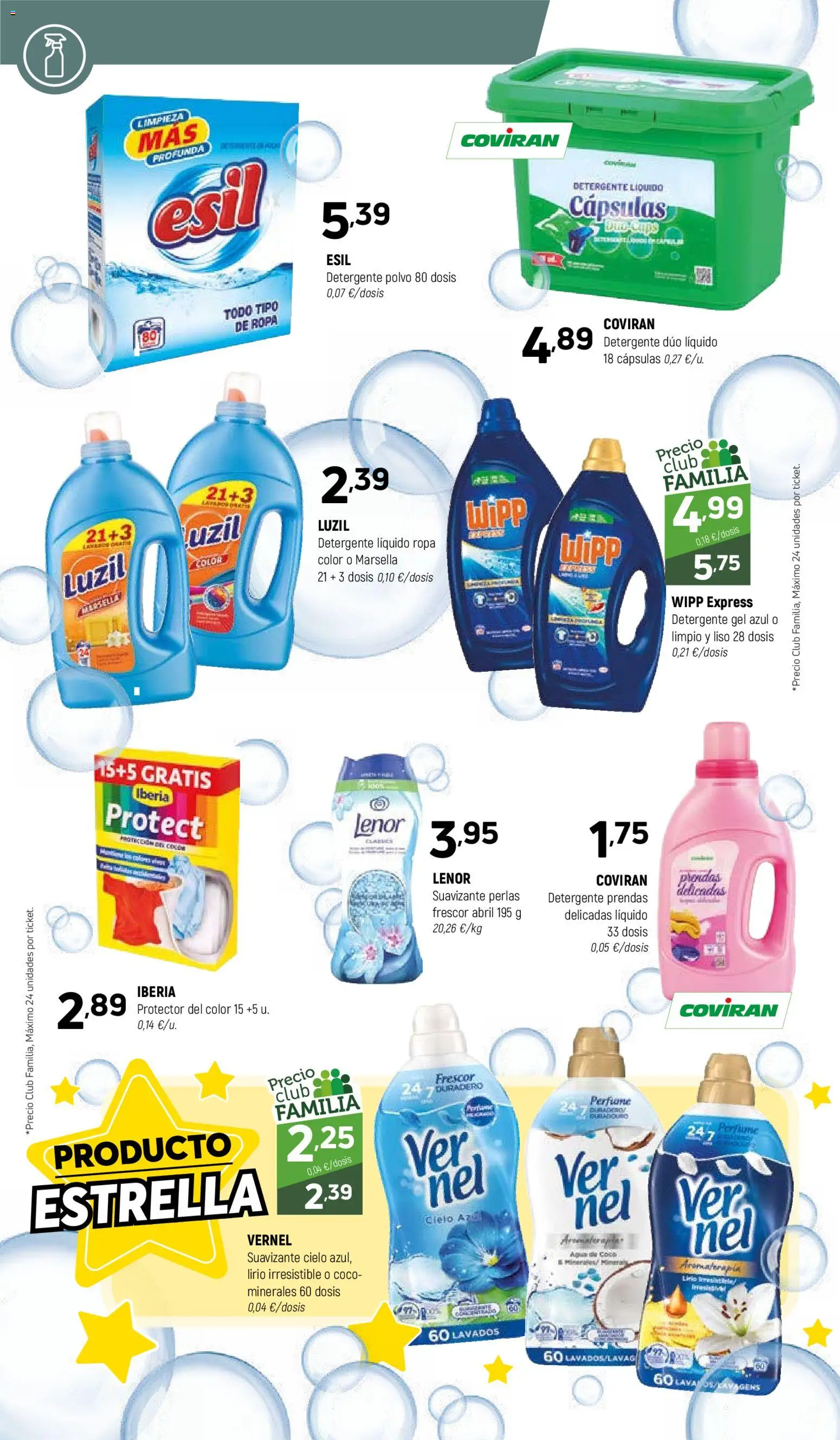 Coviran ofertas │ válido desde el 04.11.2025 | Página: 22 | Productos: Detergente, Τυρόπιτα, Detergente líquido, Suavizante