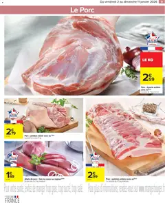 Carrefour Market - Prévisualisation de Carrefour Market La sélection  valide à partir de 02.01.2026 | Page: 9 | Produits: Jambon entier, Jambon, Porc