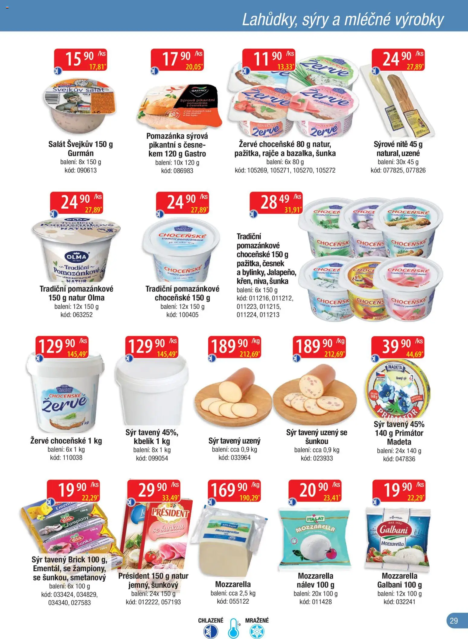 Astur & Qanto leták - Velkoobchod fresh 04/2026 od 01.04.2026 | Strana: 29 | Produkty: Salát, Sýry, Pomazánka, Česnek