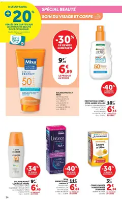Hyper U - Prévisualisation de Hyper U - La beauté à prix bas valide à partir de 08.04.2026 | Page: 14 | Produits: Cassis, Produits beauté, Levure, Bière