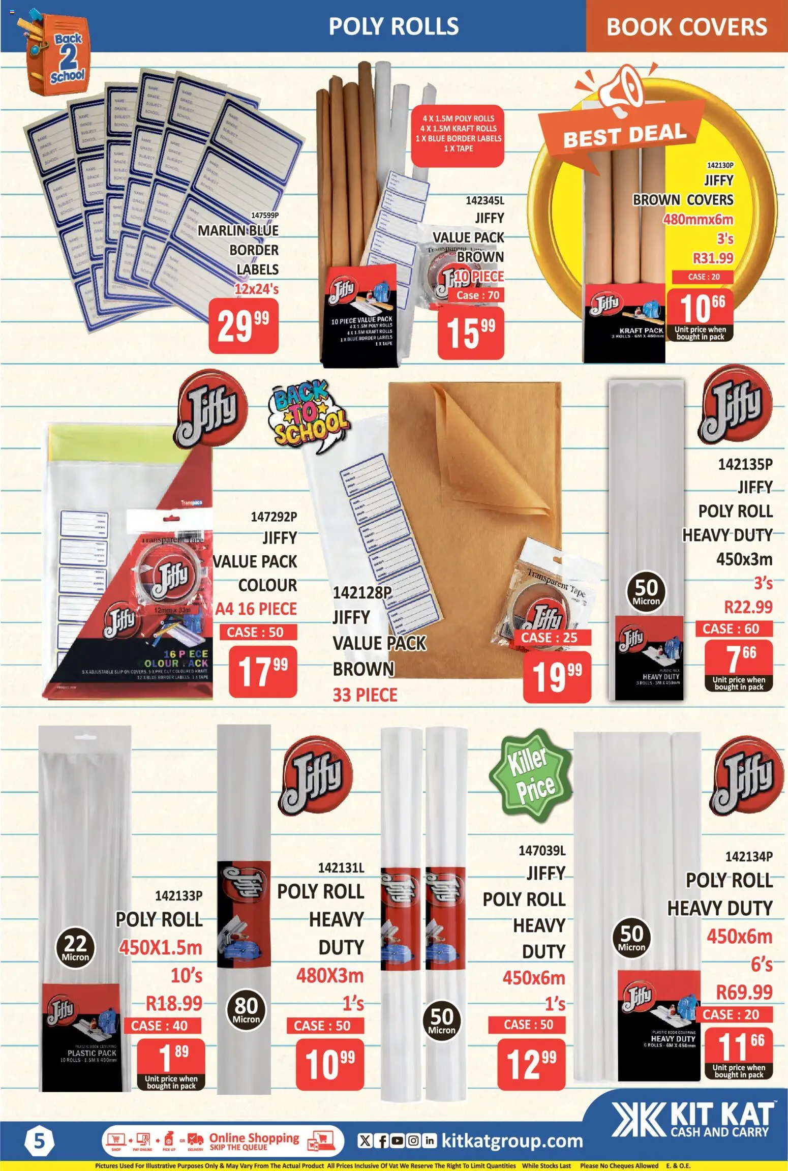 New KIT KAT Cash & Carry catalogue – valid from 02.11.2025 | Page: 5 | Products: Case, Tape