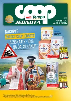 COOP Jednota široká ponuka - náhľad platný od 14.08.2025