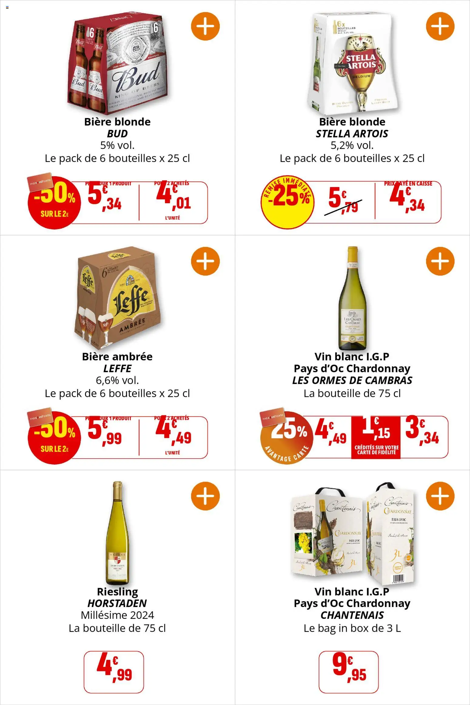 {H1} | Page: 38 | Produits: Bière blonde, Vin, Bière