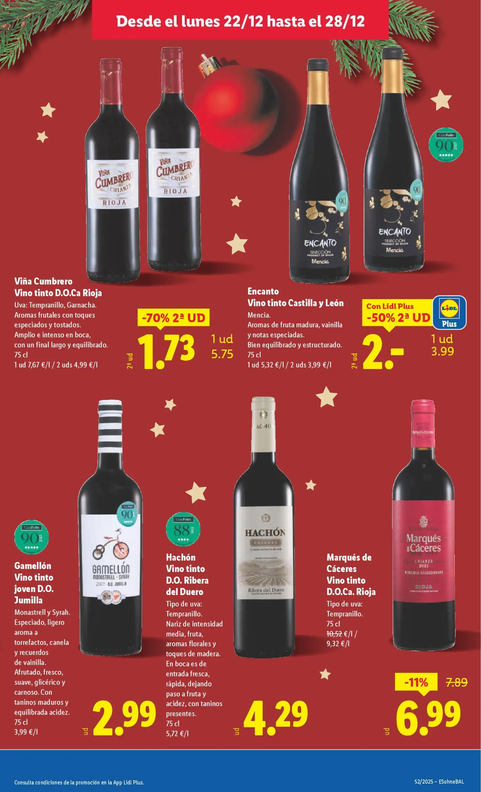 Lidl folleto │ válido desde el 22.12.2025 | Página: 27 | Productos: Vino
