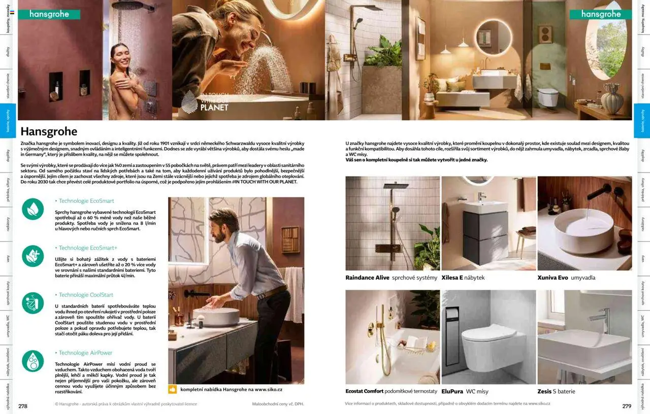 Siko koupelny katalog Koupelny 2025/2026 od 14.10.2025 | Strana: 140 | Produkty: Voda, Nábytek, Wc, Baterie