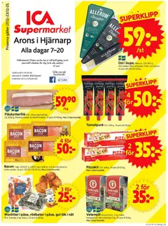 ICA Supermarket - Hjärnarp - Förhandsvisning av reklamblad från butik ICA Supermarket aktuell från 17.11.2025