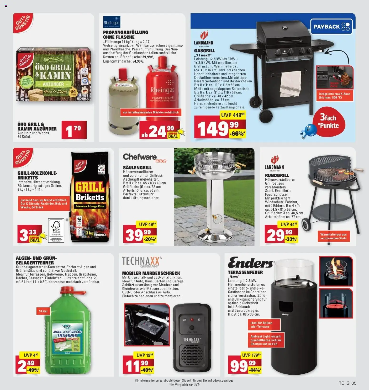 Edeka prospekt Göppingen	 – gültig ab 16.03.2026 | Seite: 37 | Produkte: Grill, Kamin