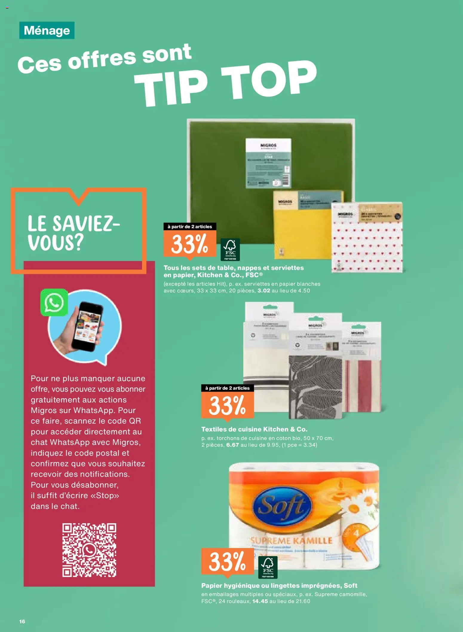 Migros Aktionen FR – gültig ab 13.01.2026 | Seite: 16 | Produkte: Top