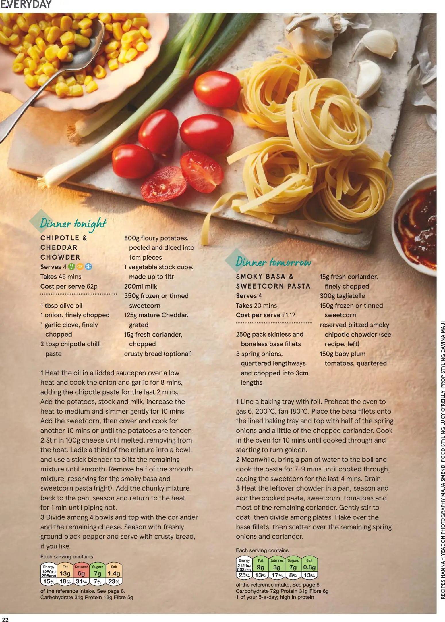 {H1} | Page: 22 | Products: Garlic, Cheddar, Oil, The oven