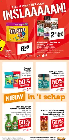  | Pagina: 18 | Producten: Melk, Chips, Chocoladereep, Kész piskótalap