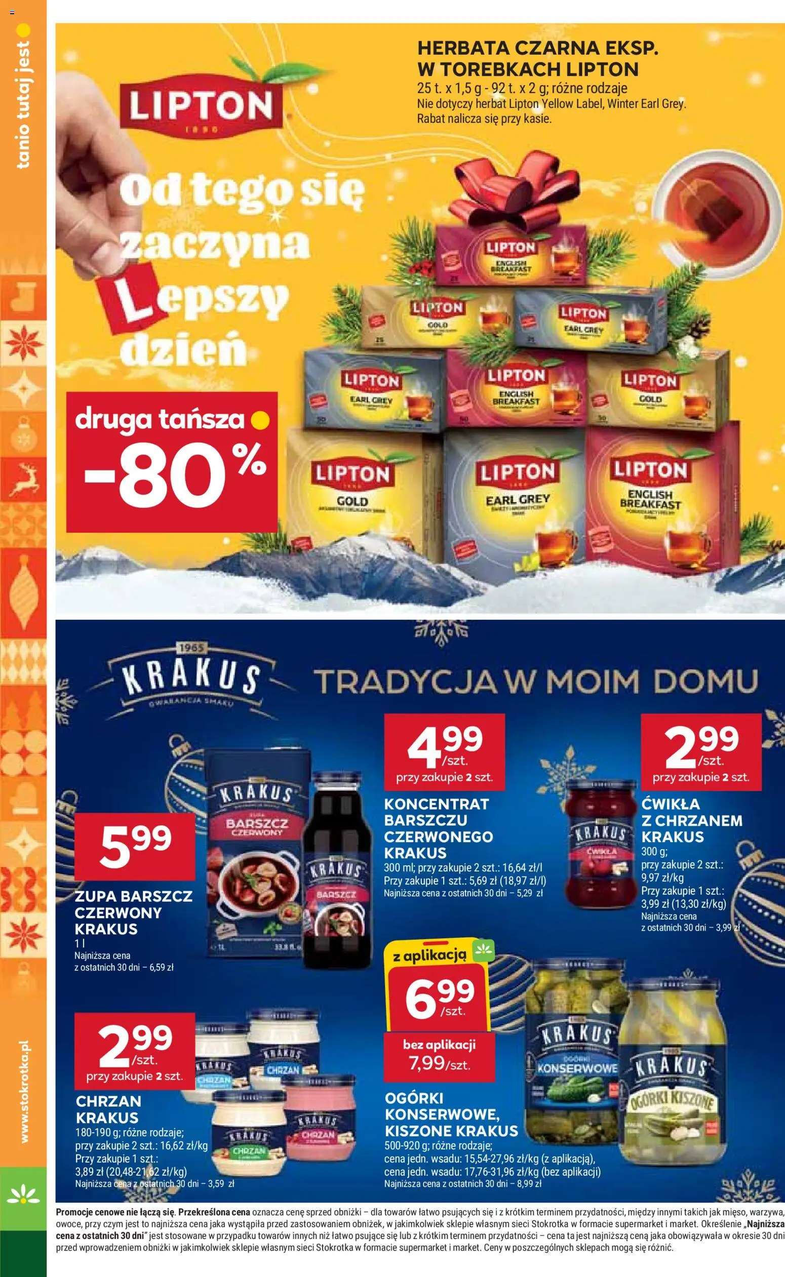 Stokrotka Gazetka - Market od 11.12.2025 | Strona: 10 | Produkty: Barszcz, Chrzan, Herbata, Warzywa