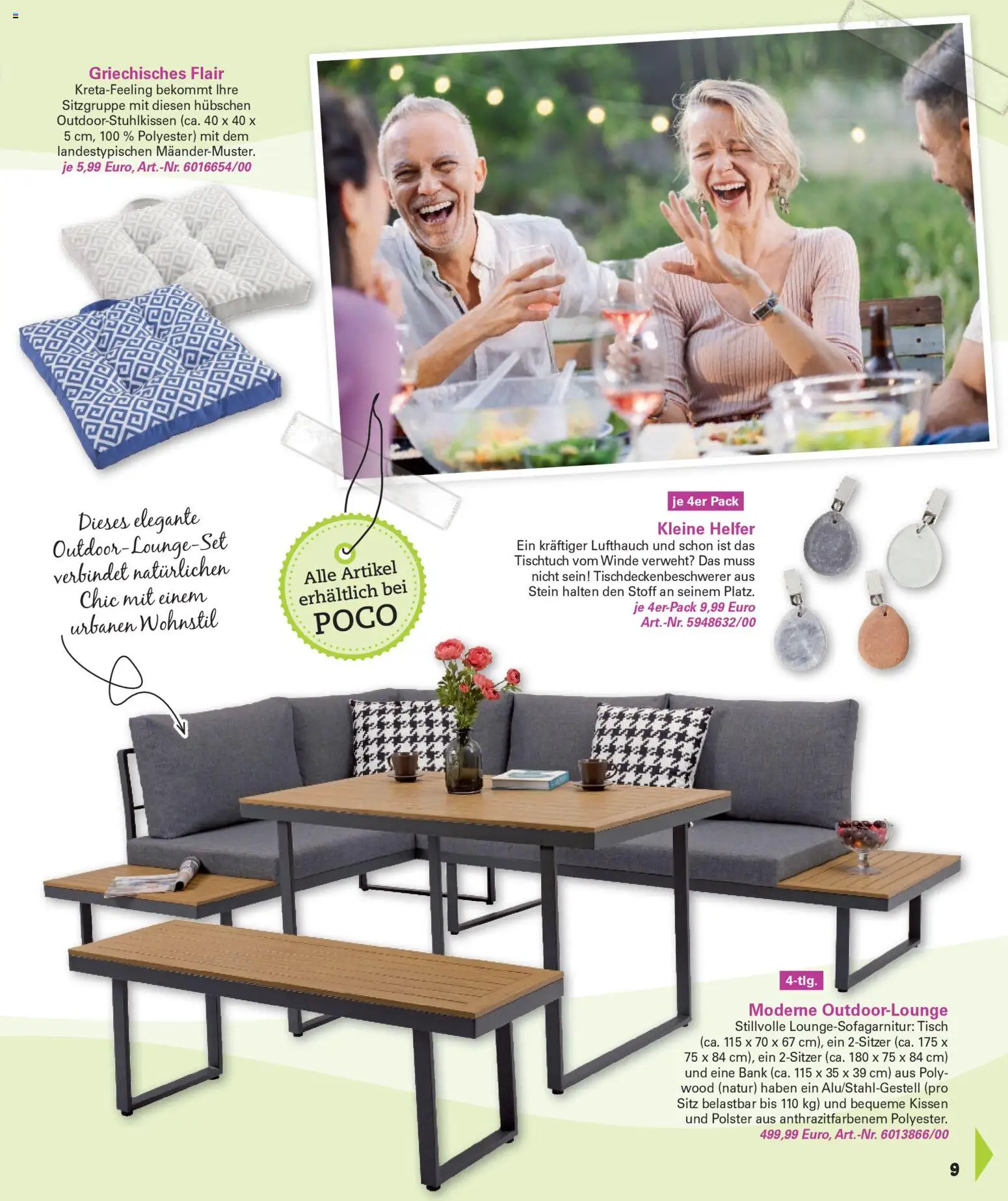 Poco Prospekt Wohnwelt Frühling 2026 – gültig ab 16.02.2026 | Seite: 9 | Produkte: Kissen, Tisch