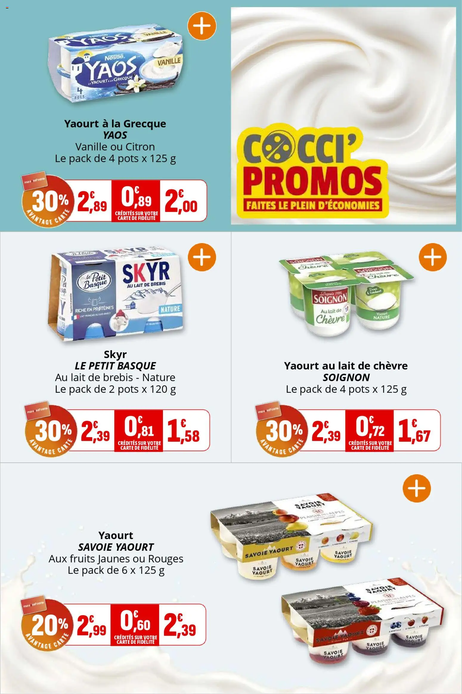 {H1} | Page: 14 | Produits: Yaourt à La Grecque, Lait, Yaourt, Skyr