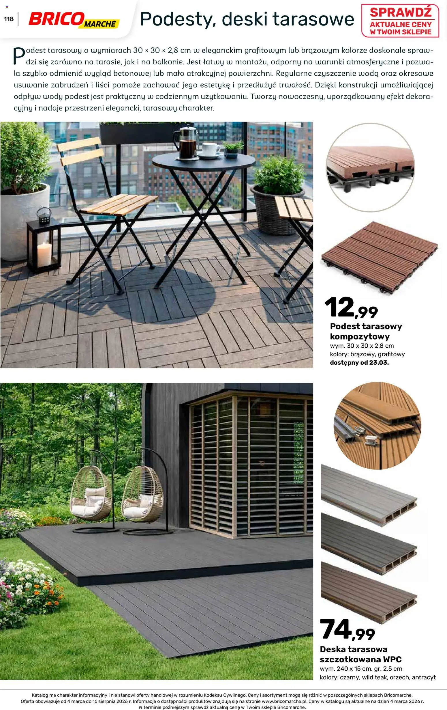 Brico Marché gazetka - Wiosna od 04.03.2026 | Strona: 118 | Produkty: Woda