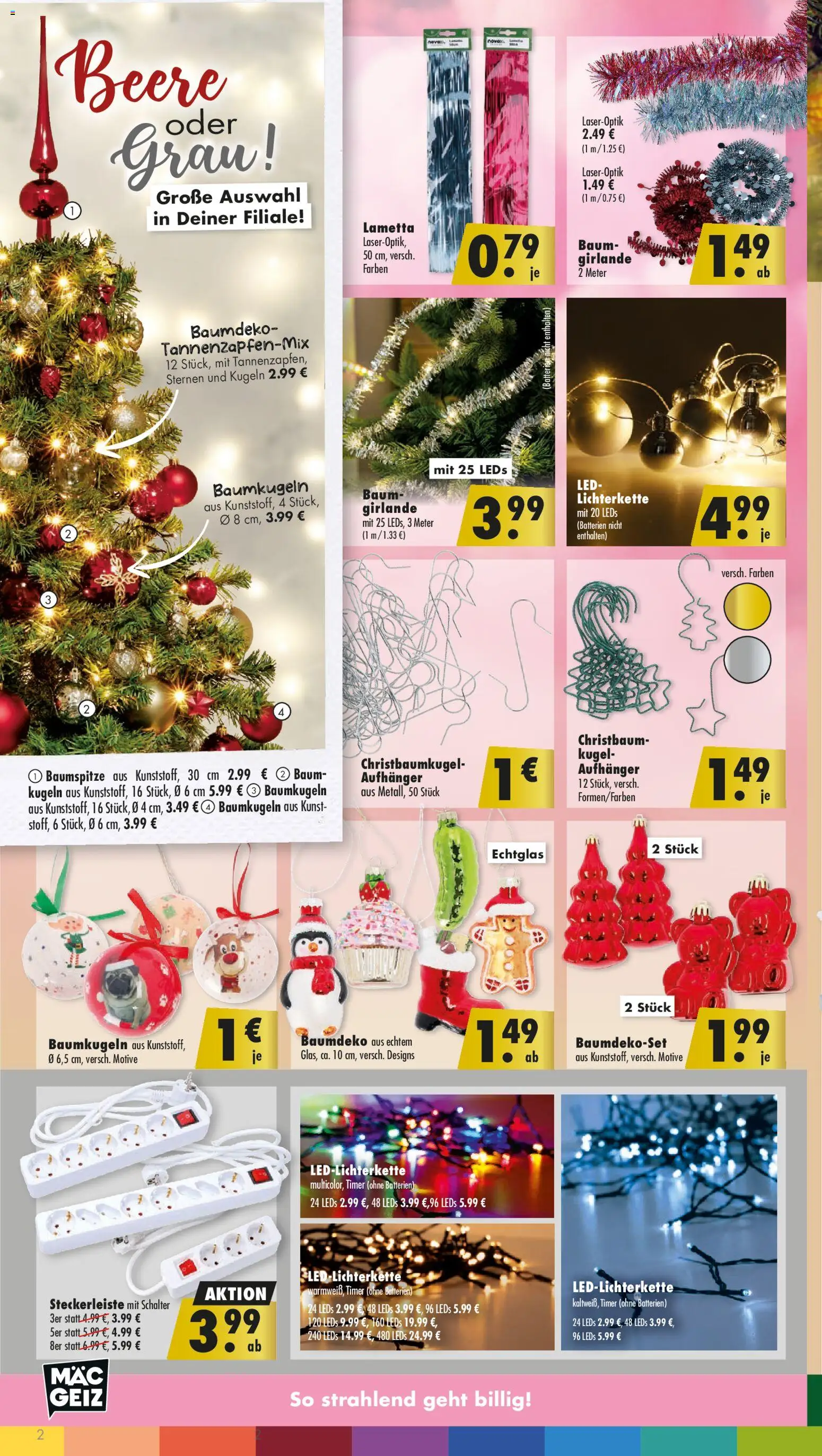 Mäc Geiz Prospekt 	 – gültig ab 01.12.2025 | Seite: 2 | Produkte: Batterien