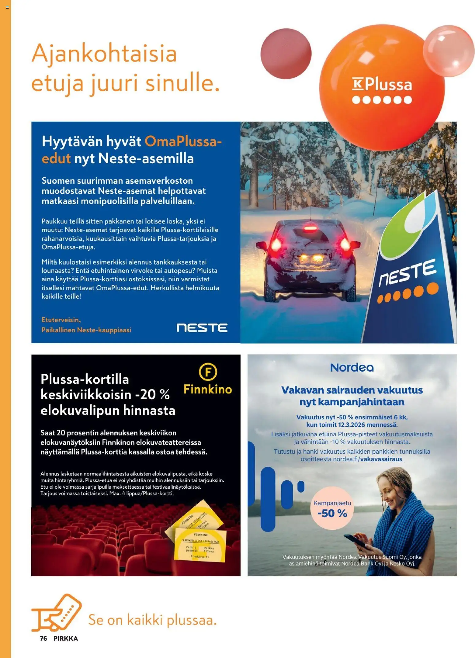 K-Citymarket - Pirkka – voimassa 04.02.2026 alkaen | Sivu: 76