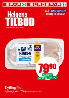 Forhåndsvisning av Spar Helgens Tilbud gyldig fra 16.10.2025