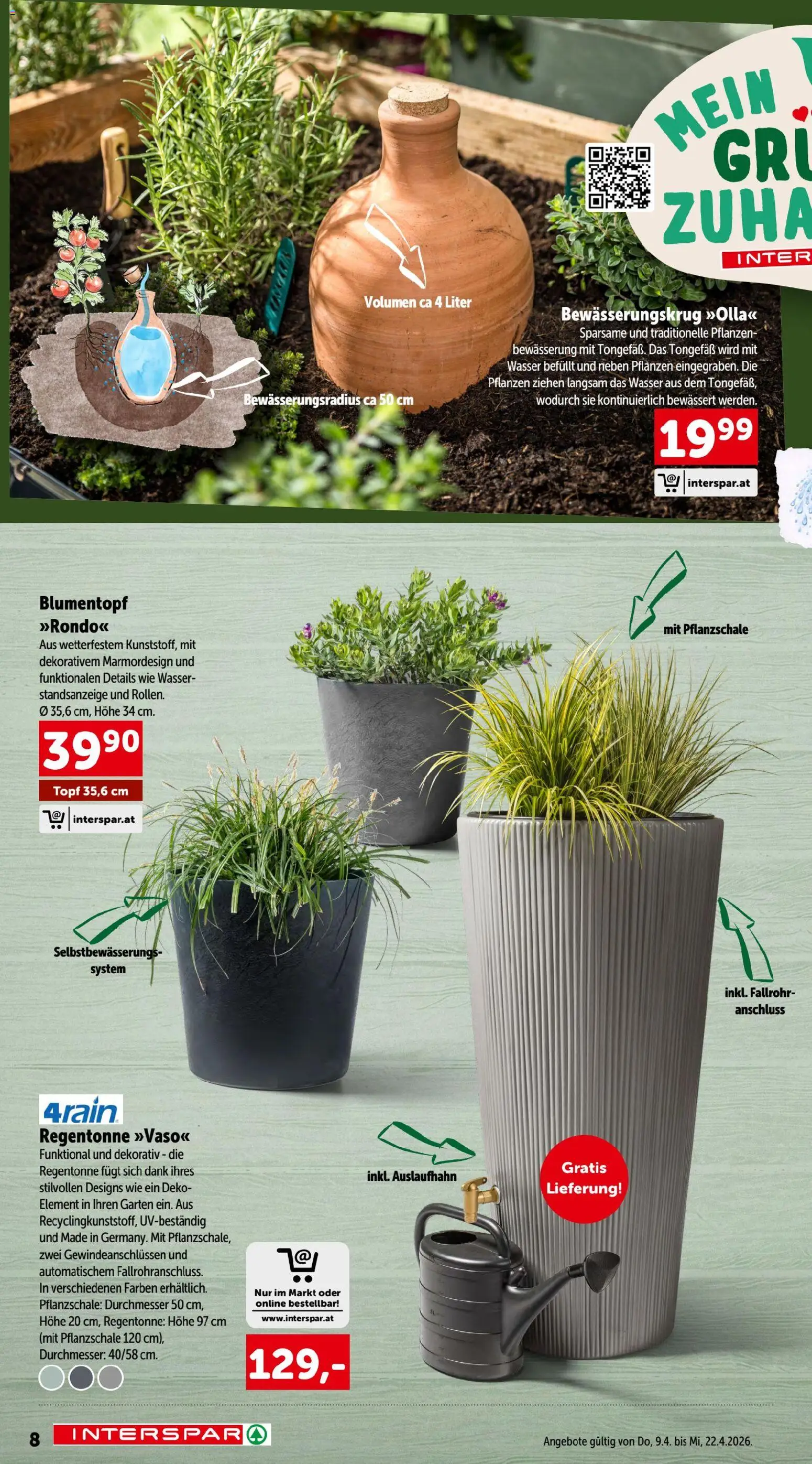 Interspar Mein Grünes Zuhause gültig ab 09.04.2026 | Seite: 8