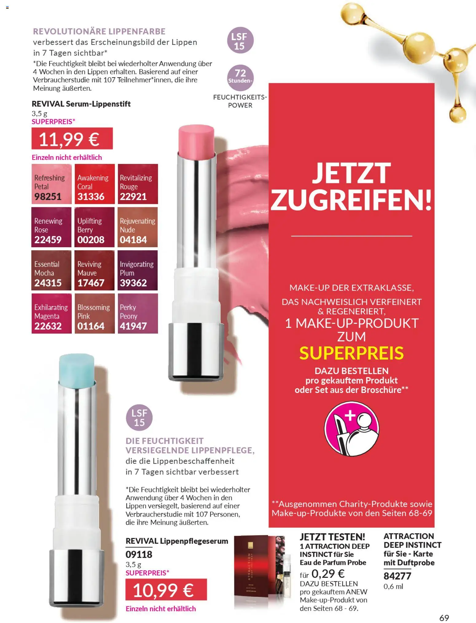 AVON Katalog Januar 2026 – gültig ab 01.01.2026 | Seite: 71 | Produkte: Coral, Parfüm, Rouge, Eau de Parfum