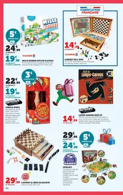 Super U - Prévisualisation de Super U - Prix bas de Noël valide à partir de 21.10.2025 | Page: 40 | Produits: Plateau, Jeux, Jeux de société